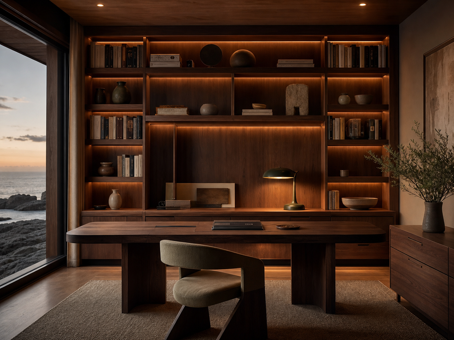 Vestidor y mobiliario de madera diseñado a medida